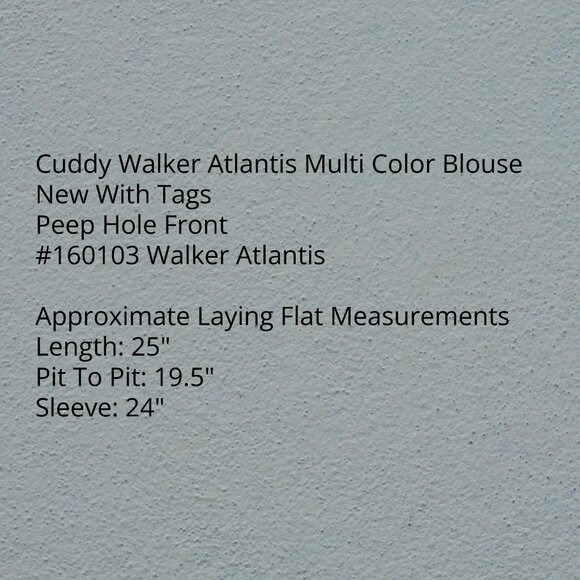 Cuddy Walker Atlantis Blouse - Picture 7 of 9